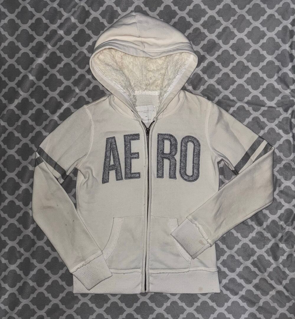 Aeropostale Sherpa lined hoodie